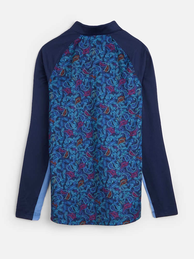 My American Golf Ladies Blue Personalised Greg Norman Paisley Midlayer - Image 2 of 4