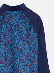 My American Golf Ladies Blue Personalised Greg Norman Paisley Midlayer - Image 3 of 4