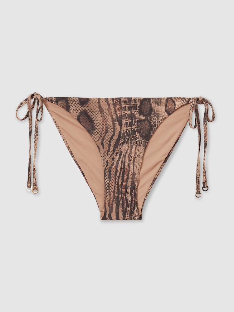 Reiss Mink Riah Mid Rise Bikini Bottoms - Image 2 of 5