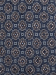 Reiss Indigo Noto Silk Floral Medallion Tie - Image 4 of 4