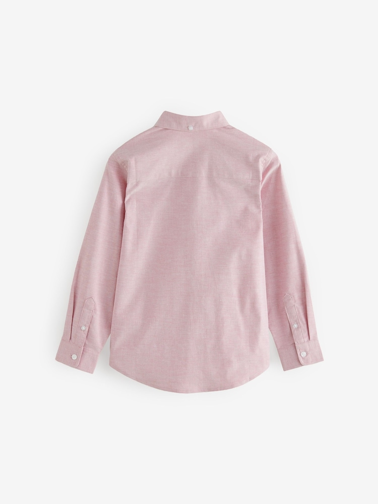 Pink Single Oxford Shirt (3-16yrs) - Image 2 of 4