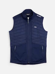 My American Golf Mens Blue Personalised Stromberg Forma 3 Gilet Coat Jacket - Image 1 of 3