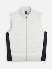 My American Golf Mens Personalised Greg Norman White Gilet - Image 1 of 2