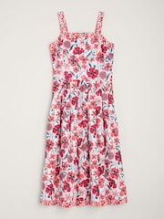 Seasalt Cornwall Red Alabaster Midi Dress - Image 7 of 8