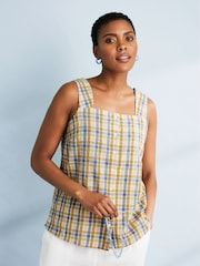 Seasalt Cornwall Black Multi Martlet Buttoned Vest - Image 1 of 7