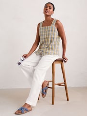 Seasalt Cornwall Black Multi Martlet Buttoned Vest - Image 4 of 7