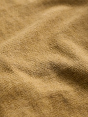 Seasalt Cornwall Yellow Tamsyn V-Neck Jersey Midi Dress - Image 5 of 5