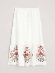 Seasalt Cornwall White Through the Woods Skirt - Image 4 of 5