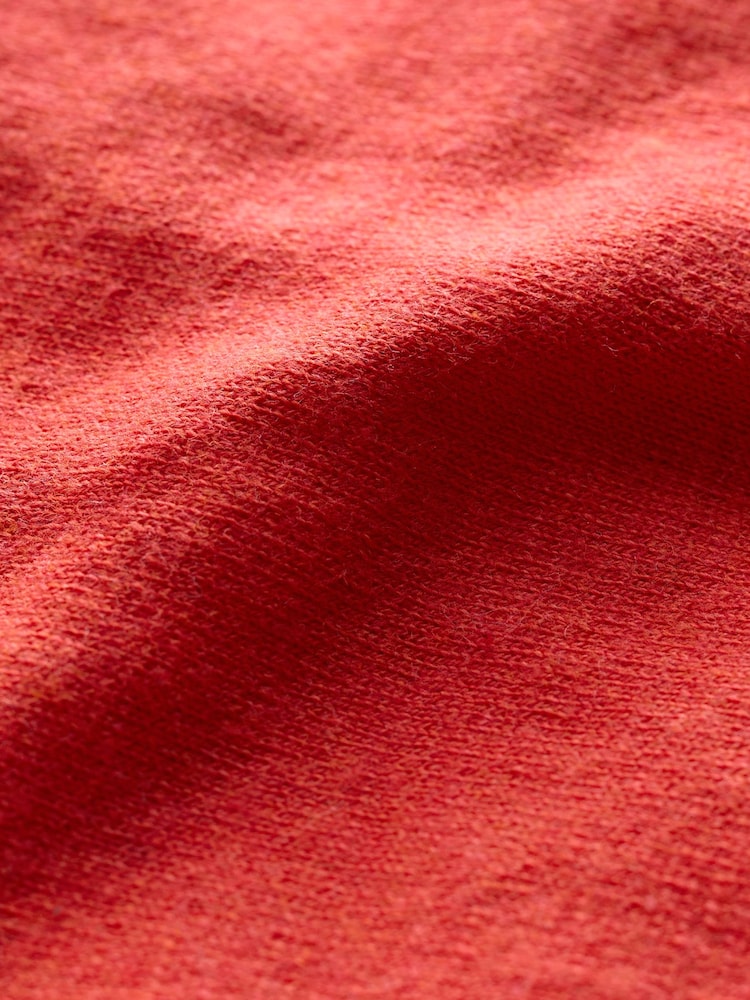 Seasalt Cornwall Red Tamsyn V-Neck Jersey Midi Dress - Image 5 of 5