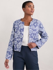 Seasalt Cornwall Blue Country Lane Jacket - Image 1 of 5