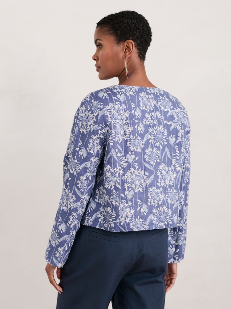Seasalt Cornwall Blue Country Lane Jacket - Image 2 of 5