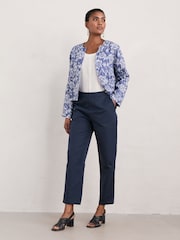 Seasalt Cornwall Blue Country Lane Jacket - Image 3 of 5