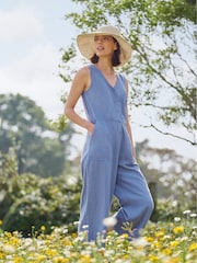 Seasalt Cornwall Green Petite Tall Line Strokes Short Sleeve Dress - Image 1 of 4
