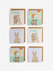 6 Pack Natural Bertie and Rosie Cards - Image 2 of 3