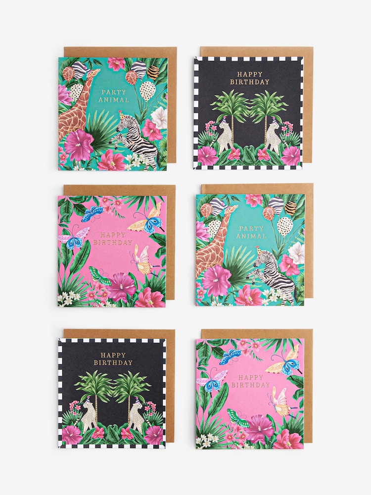6 Pack Bold Chic Animal Print Cards - Image 3 of 3