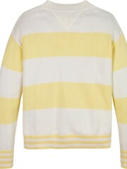 Tommy Hilfiger Yellow Utility Colorblock Crew Neck Sweater - Image 5 of 5