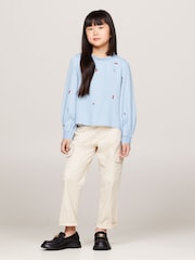 Tommy Hilfiger Flower Print TENCEL™ Long Sleeved Blouse - Bild 1 von 6