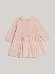 Tommy Hilfiger Pink Regular Fit Pique Pointelle One Piece Bodysuit - Image 1 of 2