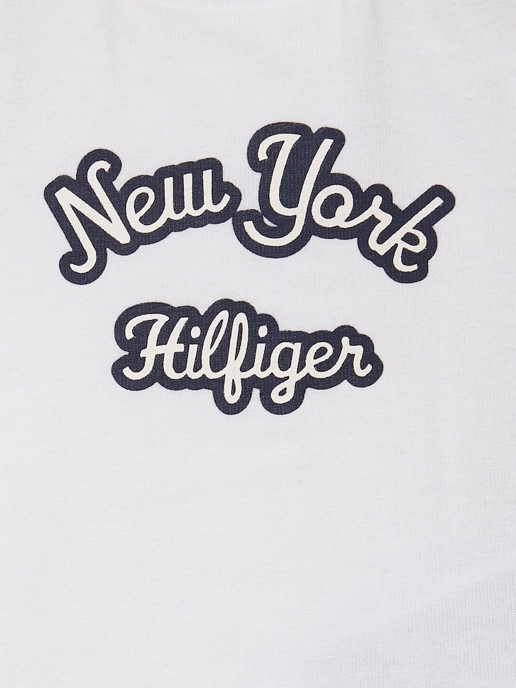Tommy Hilfiger Blue Fun All-Over Print Dungarees - Image 3 of 3