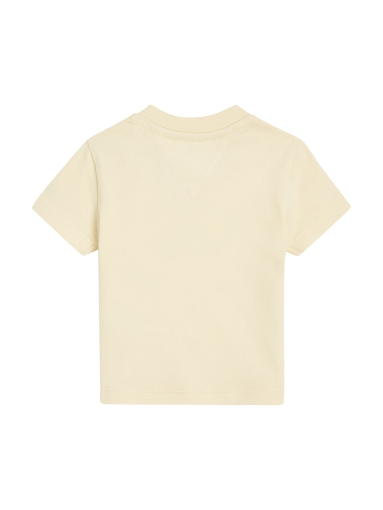 Tommy Hilfiger Yellow Regular Fit Monotype Oval T-Shirt - Image 2 of 3