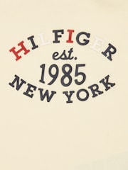 Tommy Hilfiger Yellow Regular Fit Monotype Oval T-Shirt - Image 3 of 3