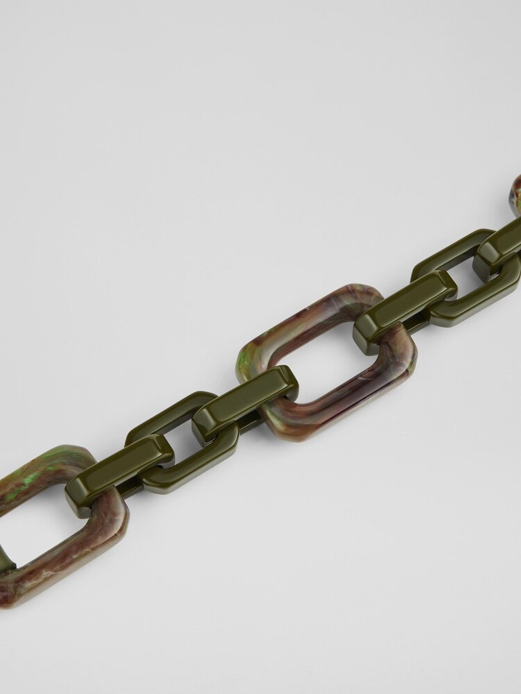 LK Bennett Green Aspen Resin Chain Leather Belt - Image 2 of 2 LK Bennett Green Aspen Resin Chain Leather Belt - Image 2 of 2
