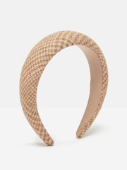 Joules Tessie Camel Tweed Headband - Image 3 of 6