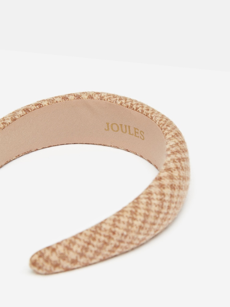 Joules Tessie Camel Tweed Headband - Image 6 of 6