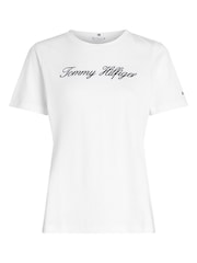 Tommy Hilfiger Natural Script Regular Black T-Shirt - Image 5 of 6