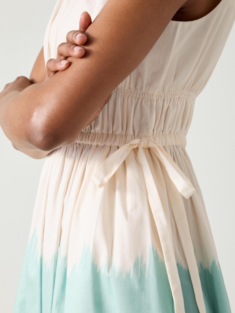 LK Bennett Cream Viola Dip Dye 100% Cotton Dress - Image 3 of 3 LK Bennett Cream Viola Dip Dye 100% Cotton Dress - Image 3 of 3
