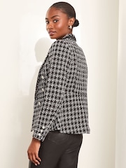 Lipsy Black Boucle Military Blazer - Image 2 of 4