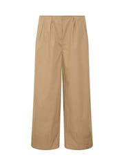 PixieGirl Petite Brown Pleated Waist Balloon Trousers - Image 5 of 6