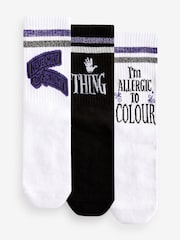 White Wednesday Sport Ankle Socks 3 Pack - Image 1 of 4