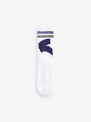 White Wednesday Sport Ankle Socks 3 Pack - Image 2 of 4