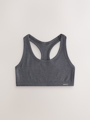 Green/Grey Ribbed Cotton Ultimate Comfort Crop Tops 3 Pack - Image 8 of 12