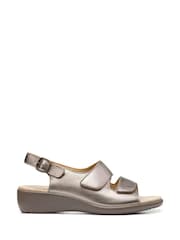 Hotter Gold Regular Fit Easy II Touch Fastening Buckle Sandals - Image 1 of 4