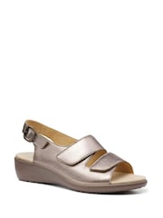 Hotter Gold Regular Fit Easy II Touch Fastening Buckle Sandals - Image 2 of 4