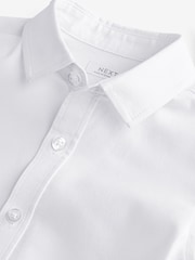 White Plain Short Sleeve Oxford Shirt (3mths-7yrs) - Image 3 of 4