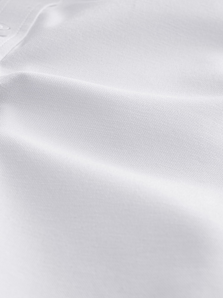White Plain Short Sleeve Oxford Shirt (3mths-7yrs) - Image 4 of 4