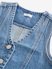 Blue 100% Cotton Denim Waistcoat (3-16yrs) - Image 11 of 11