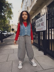 Blue 100% Cotton Denim Waistcoat (3-16yrs) - Image 3 of 11