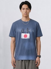 Religion Blue Japan T-Shirt - Image 5 of 7