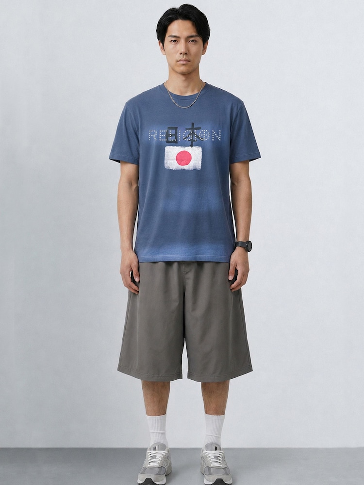 Religion Blue Japan T-Shirt - Image 7 of 7
