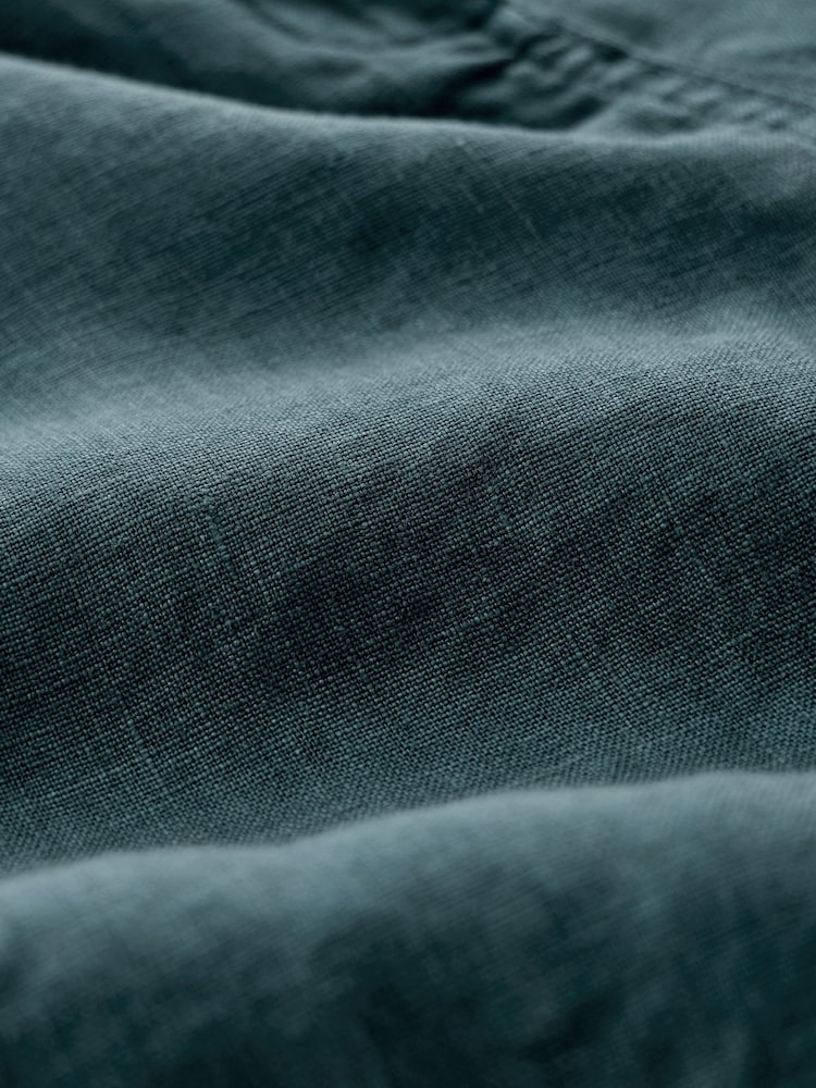 Seasalt Cornwall Blue Penderleith 100% Linen Shorts - Image 6 of 6 Seasalt Cornwall Blue Penderleith 100% Linen Shorts - Image 6 of 6