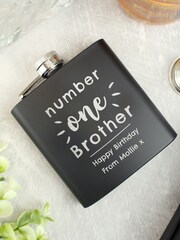 Personalised Number One Hip Flask by PMC - Image 2 of 5