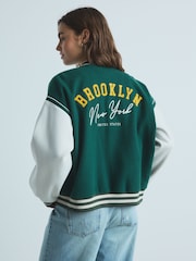 Green Varsity Lounge Jacket - Image 5 of 11