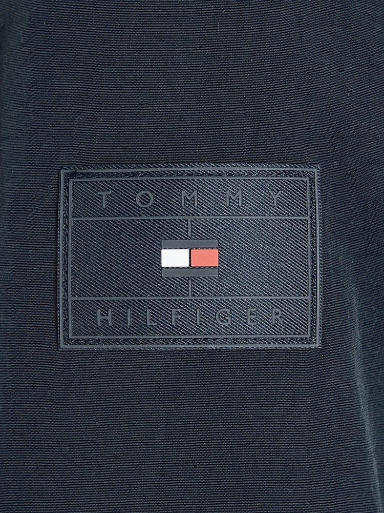 Tommy Hilfiger Blue Essential Padded Bomber Jacket - Image 6 of 6 Tommy Hilfiger Blue Essential Padded Bomber Jacket - Image 6 of 6