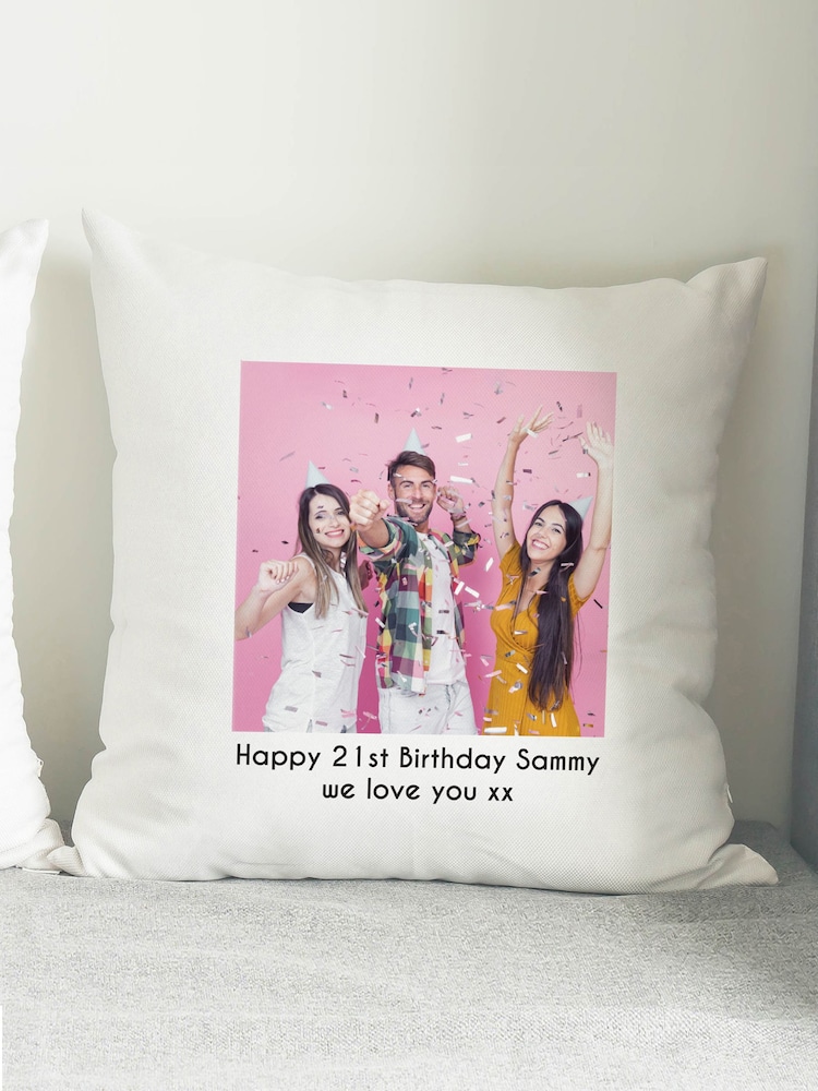 Personalised Photo Upload Cushion by PMC - Image 1 of 4