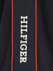 Tommy Hilfiger Blue Regular Fit Tape Sweatpants - Image 6 of 6