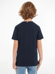 Tommy Hilfiger Blue Regular Fit Icon Print 100% Cotton T-Shirt - Image 2 of 6